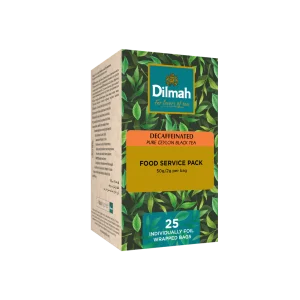 Dilmah Premium Decaffeinated Ceylon Black Tea - 25 individually wrapped tea bags
