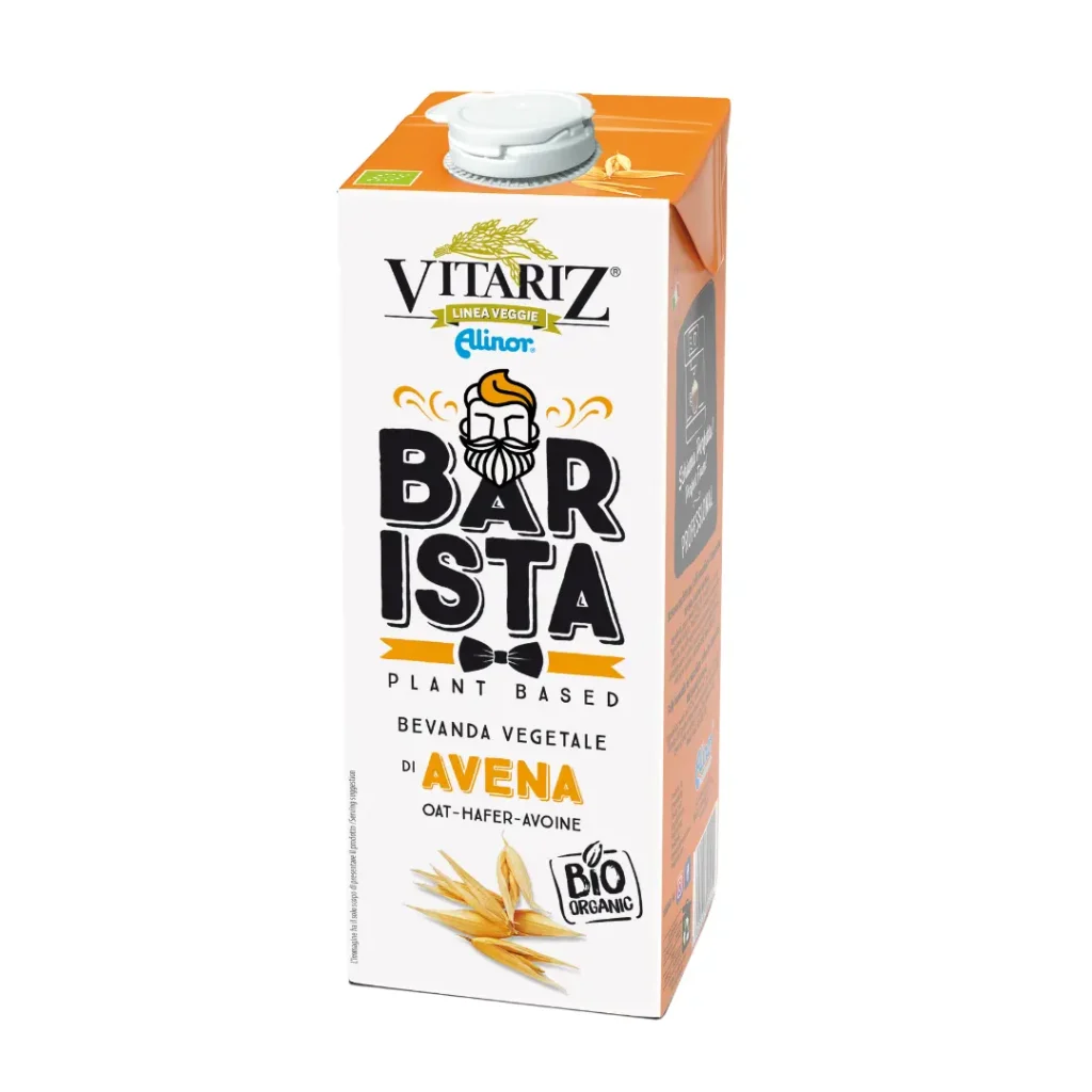 Alinor Vitariz Barista Oat Drink | Professional Barista Plant-Based Milk | Organic & Vegan 1L
