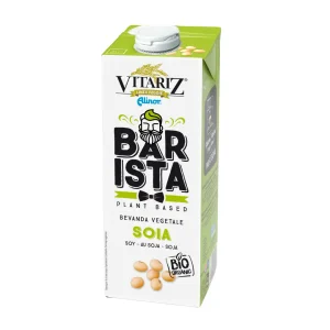 Alinor Vitariz Barista Soy Drink | Professional Barista Plant-Based Milk | Organic & High-Protein 1L